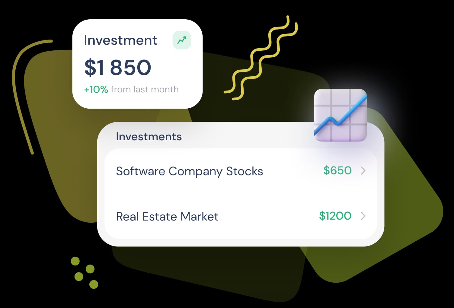 Investment tracking in Moneyscope